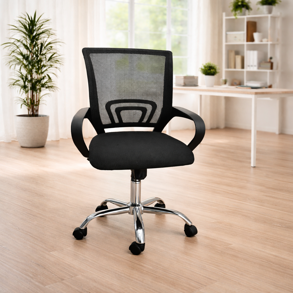 Silla Secretarial con base de metal
